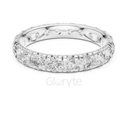 Round Cut Diamond Eternity Band
