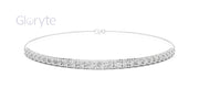 Round Brilliant Diamond Tennis Bracelet with Adjustable Chain