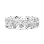 Pear Cut Diamond Eternity Band