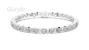 Emerald Cut Diamond Tennis Bracelet 0.30 Pointers