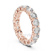 Round Cut Diamond Eternity Band – Full Circle Brilliance in 925 Silver, 10K & 14K Gold