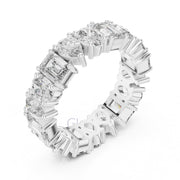 Emerald, Pear & Oval Cut Diamond Eternity Band – Full Circle Brilliance