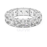 Asscher Cut Diamond Eternity Band