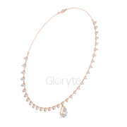 Eternal Grace Pear Diamond Necklace