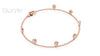 Floating Round Cut Diamond Bracelet