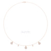 Diamond Charm Necklace – Pave Disc & Solitaire Pendant in Silver, 10K & 14K Gold