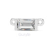 Baguette Diamond Bar Necklace