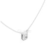 Radiant Bezel Diamond Pendant Necklace (1.50 CT)