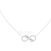 Infinity Diamond Pendant Necklace