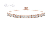 Round Cut Adjustable Diamond Bracelet | Timeless & Versatile