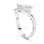 Marquise Diamond Wrap Ring