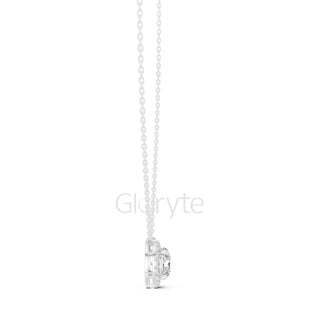 Round Halo Diamond Pendant Necklace (2.38 CT)