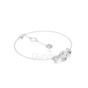 Three-Stone Diamond Tail Bracelet v2