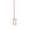Radiant Cut Solitaire Pendant | 2.5 CT