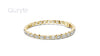 Emerald Cut Diamond Tennis Bracelet 0.30 Pointers