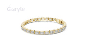 Emerald Cut Diamond Tennis Bracelet 0.30 Pointers