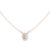 Oval Cut Bezel Pendant Necklace | 1.5 CT