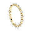 Round Cut Diamond Eternity Band – Classic Full Circle Ring in 925 Silver, 10K & 14K Gold