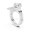 Cushion & Oval Diamond Bridal Set
