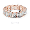 Emerald, Pear & Oval Cut Diamond Eternity Band – Full Circle Brilliance