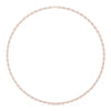 Bezel Set Diamond Tennis Necklace
