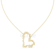 Heart Diamond Pendant Necklace