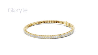 Princess Cut Diamond Tennis Bracelet