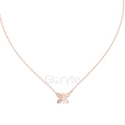 Butterfly Diamond Pendant Necklace (0.24 CT)