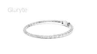 Baguette Cut Diamond Tennis Bracelet