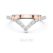 V-Shaped Diamond Band