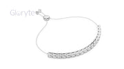 Round Cut Adjustable Diamond Bracelet | Timeless & Versatile