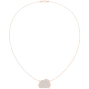 Cloud Diamond Pendant Necklace