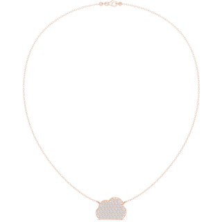Cloud Diamond Pendant Necklace