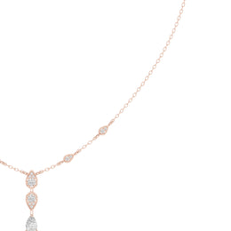 Pear Drop Diamond Necklace