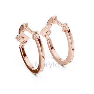 Geometric Hoop Earrings