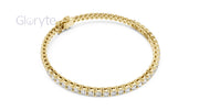 Round Cut Diamond Half Tennis Bracelet 2.50mm