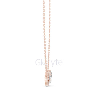 Toi et Moi Diamond Pendant Necklace