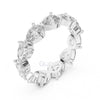Pear Cut Diamond Eternity Band Ring