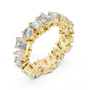 Pear, Round & Emerald Cut Diamond Eternity Band