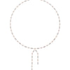Marquise & Round Diamond Lariat Necklace