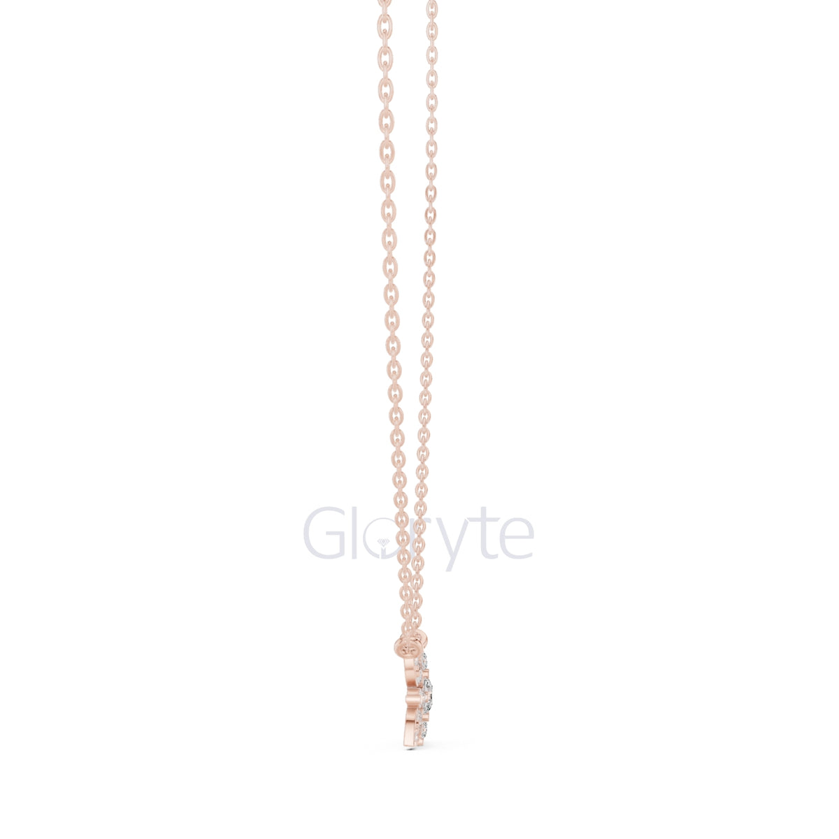 Bloom Diamond Cluster Pendant Necklace