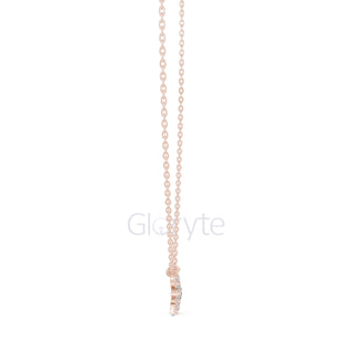Bloom Diamond Cluster Pendant Necklace