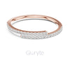 Double Row Petite Diamond Wedding Band – Lab-Grown & Moissanite