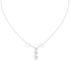Three-Stone Diamond Pendant Necklace (1.11 CT)
