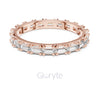 Baguette Diamond Eternity Band – Lab-Grown & Moissanite