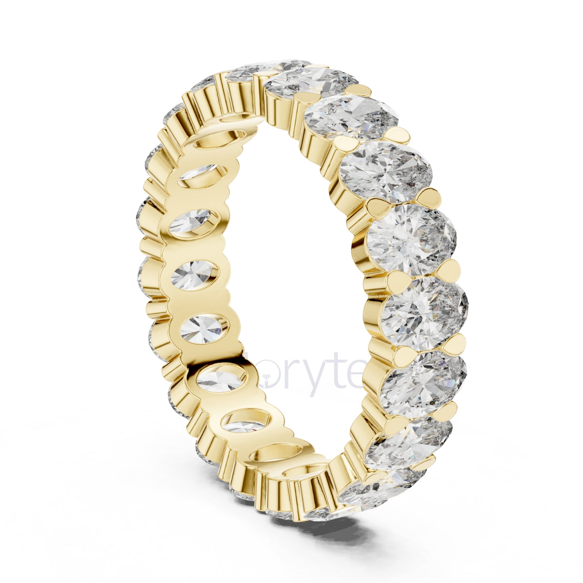 Oval Cut Diamond Eternity Band