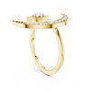 Moon & Star Diamond Ring in 925 Silver, 10K & 14K Gold – Lab-Grown Diamond / Moissanite