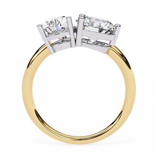 Pear & Round Toi-et-Moi Diamond Ring