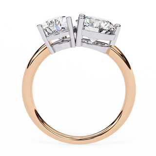 Pear & Round Toi-et-Moi Diamond Ring