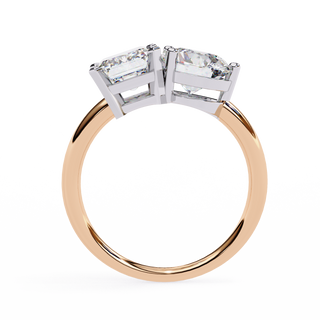 Pear & Princess Two-Stone Toi Et Moi Diamond Ring